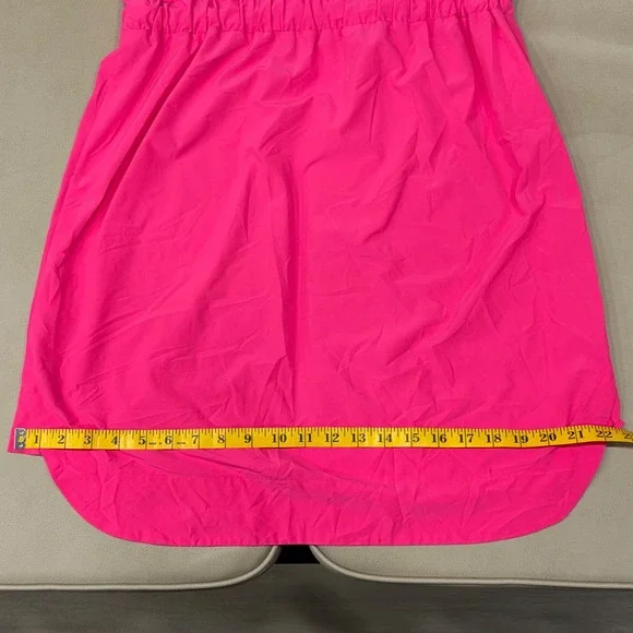 Athleta Womens Neon Pink Sleeveless Elastic Waist Active Dress 439151-01 Size 14 - Picture 7 of 10